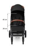 CARETERO WÓZEK SPACEROWY ELMA BLACK