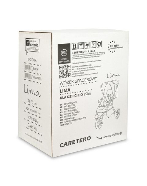 CARETERO WÓZEK SPACEROWY LIMA SAND