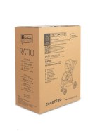 CARETERO WÓZEK SPACEROWY RATIO BLACK