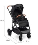 CARETERO WÓZEK SPACEROWY RATIO BLACK