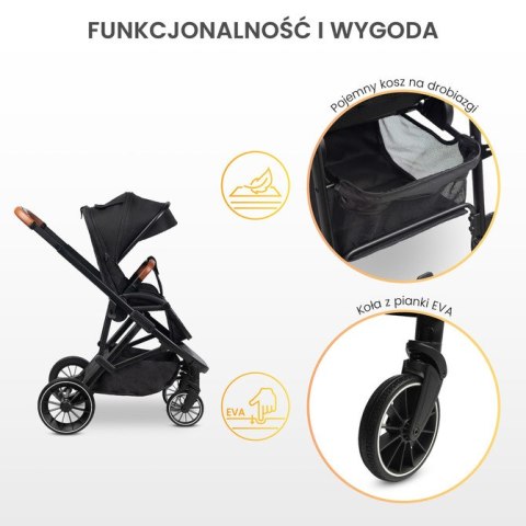 CARETERO WÓZEK SPACEROWY RATIO BLACK