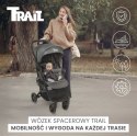 CARETERO WÓZEK SPACEROWY TRAIL GRAPHITE