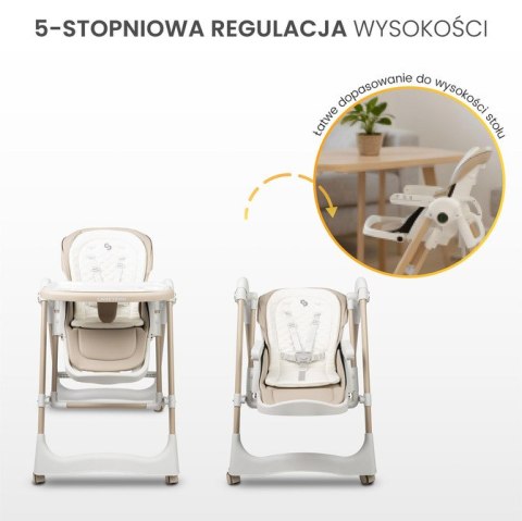 CARETERO KRZESEŁKO DO KARMIENIA NESTO GREY