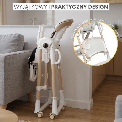 CARETERO KRZESEŁKO DO KARMIENIA NESTO GREY
