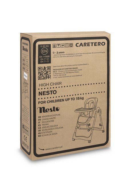 CARETERO KRZESEŁKO DO KARMIENIA NESTO PINK