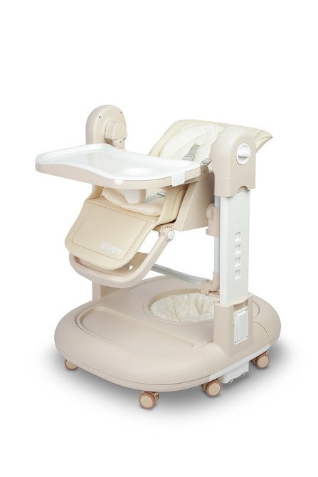 CARETERO KRZESEŁKO DO KARMIENIA SITRON BEIGE