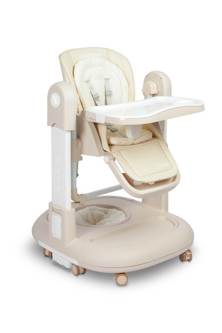 CARETERO KRZESEŁKO DO KARMIENIA SITRON BEIGE