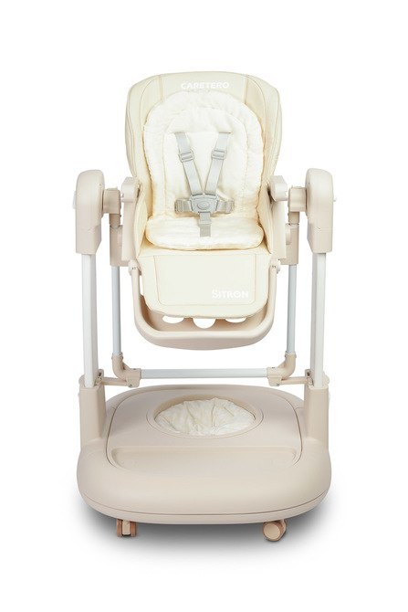 CARETERO KRZESEŁKO DO KARMIENIA SITRON BEIGE