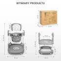 CARETERO KRZESEŁKO DO KARMIENIA SITRON BEIGE