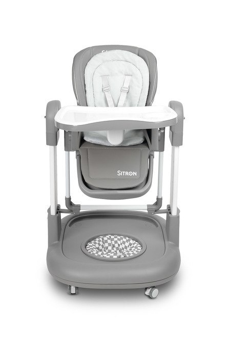 CARETERO KRZESEŁKO DO KARMIENIA SITRON GREY