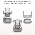 CARETERO KRZESEŁKO DO KARMIENIA SITRON GREY