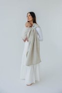 Chusta kółkowa, splot skośno-krzyżowy (50% bawełna, 25% konopie, 25% lyocell), ramię bez zakładek - MARSHMALLOW - standard 1.8m
