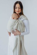 Chusta kółkowa, splot skośno-krzyżowy (50% bawełna, 25% konopie, 25% lyocell), ramię bez zakładek - MARSHMALLOW - standard 1.8m