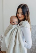 Chusta kółkowa, splot skośno-krzyżowy (50% bawełna, 25% konopie, 25% lyocell), ramię bez zakładek - MARSHMALLOW - standard 1.8m