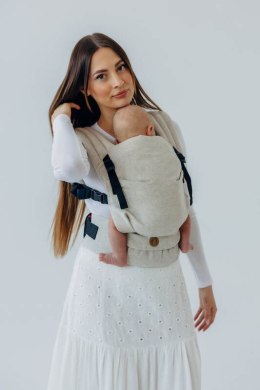 Nosidełko LennyLight z tkaniny skośno-krzyżowej (50% bawełna, 25% konopie, 25% lyocell), rozmiar standard - AIRY