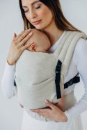 Nosidełko LennyLight z tkaniny skośno-krzyżowej (50% bawełna, 25% konopie, 25% lyocell), rozmiar standard - AIRY