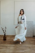 Nosidełko LennyLight z tkaniny skośno-krzyżowej (50% bawełna, 25% konopie, 25% lyocell), rozmiar standard - AIRY