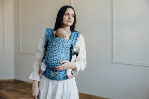 Nosidełko LennyLight z tkaniny żakardowej 100% bawełna , rozmiar standard - ZACZAROWANY ZAKĄTEK - FAIRY