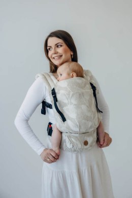 Nosidełko LennyLight z tkaniny żakardowej (50% bawełna, 25%konopie, 25% lyocell) , rozmiar standard - VIRIDIFLORA - CONNECT