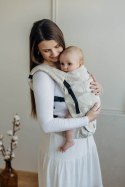 Nosidełko LennyLight z tkaniny żakardowej (50% bawełna, 25%konopie, 25% lyocell) , rozmiar standard - VIRIDIFLORA - CONNECT