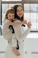 Nosidełko LennyPreschool z tkaniny skośno-krzyżowej (50% bawełna, 25% konopie, 25% lyocell), rozmiar preschool - AIRY