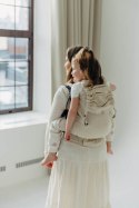 Nosidełko LennyPreschool z tkaniny skośno-krzyżowej (50% bawełna, 25% konopie, 25% lyocell), rozmiar preschool - AIRY