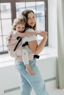Nosidełko LennyPreschool z tkaniny skośno-krzyżowej (50% bawełna, 50% wiskoza bambusowa), rozmiar preschool - MARSHMALLOW