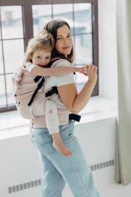 Nosidełko LennyPreschool z tkaniny skośno-krzyżowej (50% bawełna, 50% wiskoza bambusowa), rozmiar preschool - MARSHMALLOW