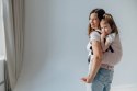 Nosidełko LennyPreschool z tkaniny skośno-krzyżowej (50% bawełna, 50% wiskoza bambusowa), rozmiar preschool - MARSHMALLOW