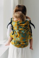 Nosidełko LennyPreschool z tkaniny żakardowej 100% bawełna, rozmiar preschool - RETRO'N'ROSES - ROSARIUM