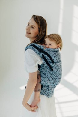 Nosidełko LennyPreschool z tkaniny żakardowej 100% bawełna, rozmiar preschool - ZACZAROWANY ZAKĄTEK - FAIRY