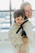 Nosidełko LennyPreschool z tkaniny żakardowej (50% bawełna, 25%konopie, 25% lyocell), rozmiar preschool - VIRIDIFLORA - CONNECT