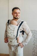 Nosidełko LennyUpGrade PRO z tkaniny skośno-krzyżowej (50% bawełna, 25% konopie, 25% lyocell), rozmiar standard - AIRY