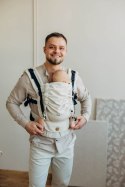 Nosidełko LennyUpGrade PRO z tkaniny skośno-krzyżowej (50% bawełna, 25% konopie, 25% lyocell), rozmiar standard - AIRY