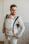 Nosidełko LennyUpGrade PRO z tkaniny skośno-krzyżowej (50% bawełna, 25% konopie, 25% lyocell), rozmiar standard - AIRY