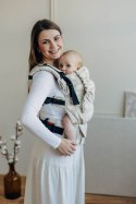 Nosidełko LennyUpGrade PRO z tkaniny żakardowej (50% bawełna, 25%konopie, 25% lyocell) , rozmiar standard - VIRIDIFLORA - CONNEC