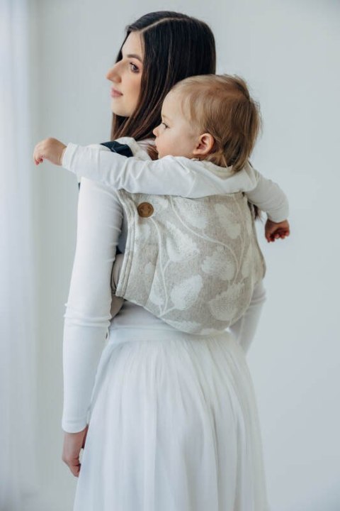 Nosidło Klamrowe Onbuhimo PRO z tkaniny żakardowej (50% bawełna, 25%konopie, 25% lyocell), rozmiar Toddler - VIRIDIFLORA - CONNE
