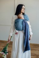 Żakardowa chusta kółkowa do noszenia dzieci, (100% bawełna), ramię bez zakładek - ZACZAROWANY ZAKĄTEK - FAIRY - standard 1.8m