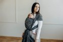 Żakardowa chusta do noszenia dzieci, 100% bawełna - WOLNY DUCH - COCOON - rozmiar S