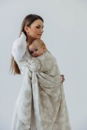 Żakardowa chusta do noszenia dzieci (50% bawełna, 25%konopie, 25% lyocell) - VIRIDIFLORA - CONNECT - rozmiar XL