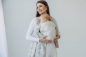 Żakardowa chusta do noszenia dzieci (50% bawełna, 25%konopie, 25% lyocell) - VIRIDIFLORA - CONNECT - rozmiar XL