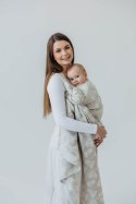 Żakardowa chusta do noszenia dzieci (50% bawełna, 25%konopie, 25% lyocell) - VIRIDIFLORA - CONNECT - rozmiar XL