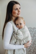 Żakardowa chusta do noszenia dzieci (50% bawełna, 25%konopie, 25% lyocell) - VIRIDIFLORA - CONNECT - rozmiar XL