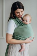 Chusta do noszenia dzieci, elastyczna - Sage - rozmiar standardowy 5.0 m (drugi gatunek)