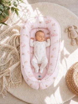 My Sweet Baby Kokon niemowlęcy dwustronny kojec otulacz Premium MY SWEET BABY- Little Swans