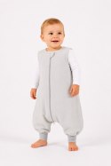 My Sweet Baby Muślinowy śpiworek dla dzieci z nogawkami XL 2-4 lata letni TOG 1.0 - szary