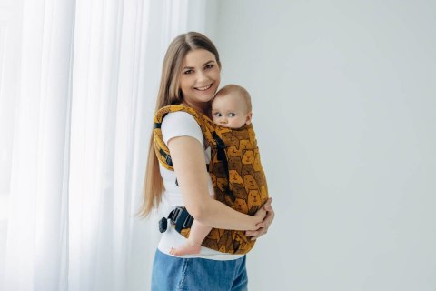 Nosidełko LennyLight z tkaniny żakardowej 100% bawełna , rozmiar standard - CAPYBARAS - TRIBU