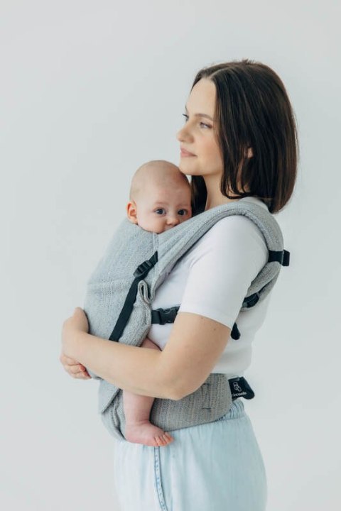 Nosidełko LennyLight z tkaniny żakardowej (54% jedwab, 46% bawełna) , rozmiar standard - LITTLE LOVE - MUNA