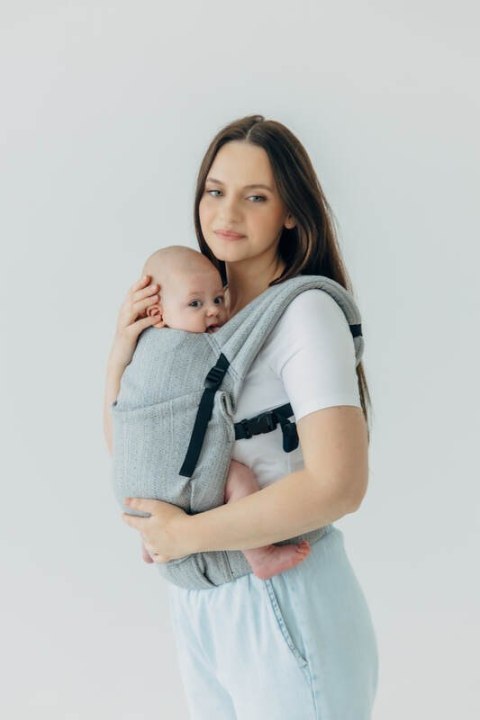 Nosidełko LennyLight z tkaniny żakardowej (54% jedwab, 46% bawełna) , rozmiar standard - LITTLE LOVE - MUNA