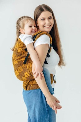 Nosidełko LennyPreschool z tkaniny żakardowej 100% bawełna, rozmiar preschool - CAPYBARAS - TRIBU